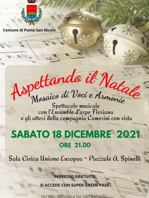 ASPETTANDO IL NATALE – Sabato 18 Dicembre 2021