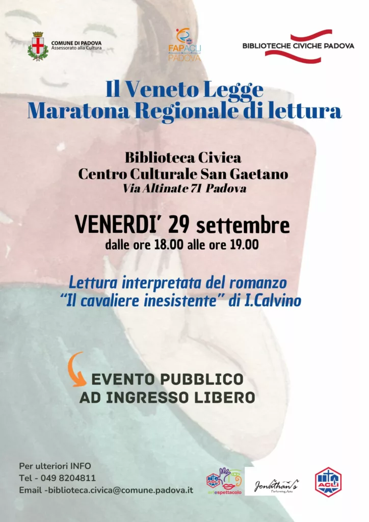 Maratona di lettura. Il Veneto legge 2