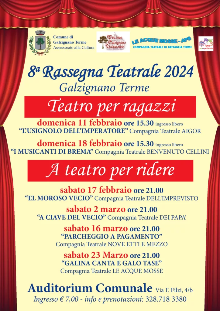 8° rassegna teatrale a Galzignano Terme 1