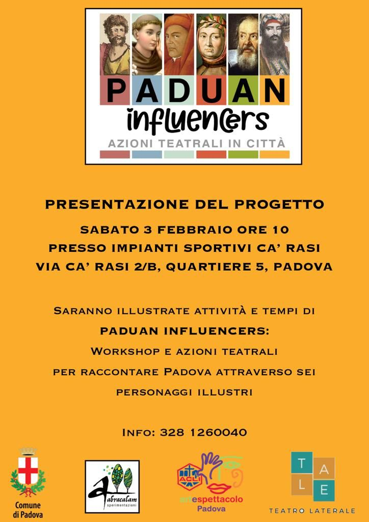 Presentazione del progetto Paduan influencers 1